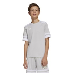ADIDAS SQUADRA25 JERSEY SHORT SLEEVE JR. - TEAM LIGHT GREY/WHITE