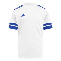 ADIDAS SQUADRA25 JERSEY SHORT SLEEVE JR. - WHITE/TEAM ROYAL BLUE