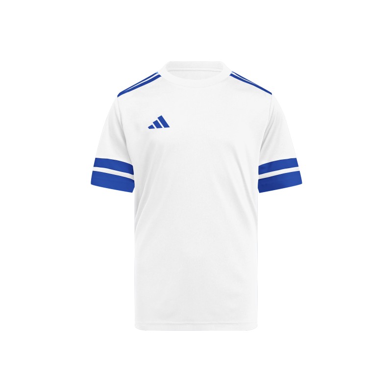 ADIDAS SQUADRA25 JERSEY SHORT SLEEVE JR. - WHITE/TEAM ROYAL BLUE
