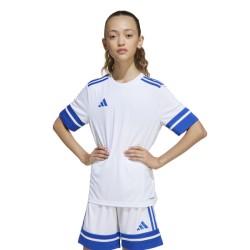 ADIDAS SQUADRA25 JERSEY SHORT SLEEVE JR. - WHITE/TEAM ROYAL BLUE