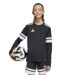 ADIDAS SQUADRA25 JERSEY LONG SLEEVE JR. - BLACK/WHITE