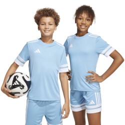 ADIDAS SQUADRA25 JERSEY SHORT SLEEVE JR. - TEAM LIGHT BLUE/WHITE