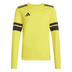 ADIDAS SQUADRA25 JERSEY LONG SLEEVE JR. - TEAM YELLOW/BLACK