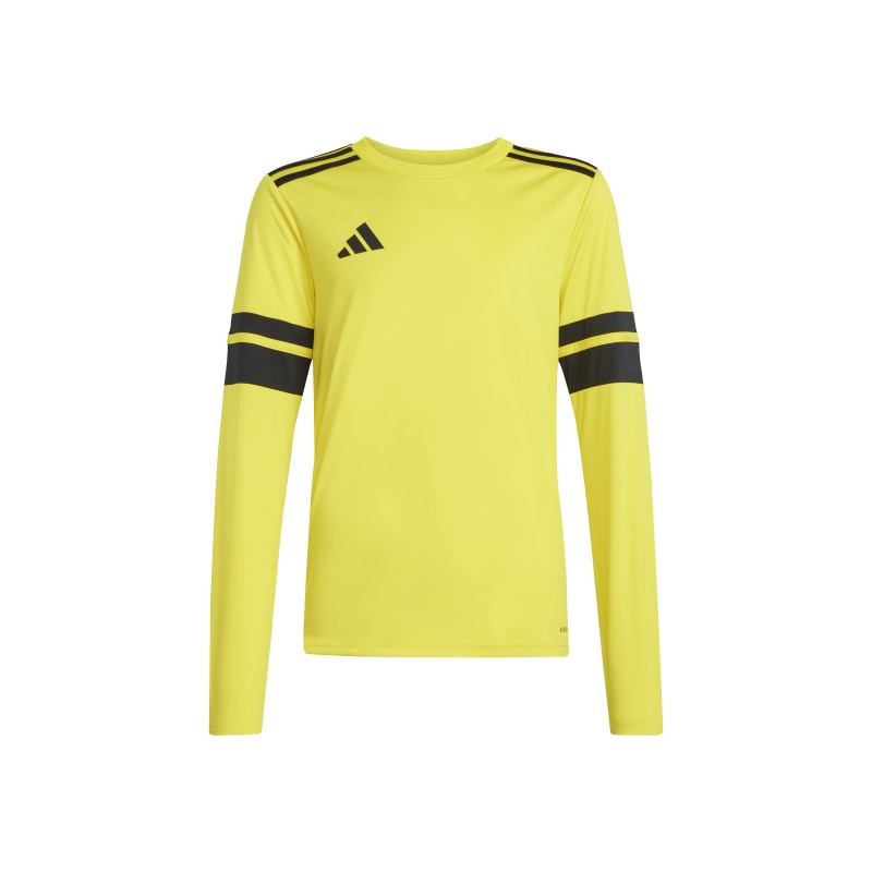 ADIDAS SQUADRA25 JERSEY LONG SLEEVE JR. - TEAM YELLOW/BLACK