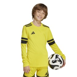 ADIDAS SQUADRA25 JERSEY LONG SLEEVE JR. - TEAM YELLOW/BLACK