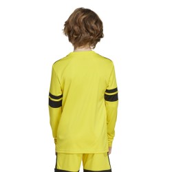 ADIDAS SQUADRA25 JERSEY LONG SLEEVE JR. - TEAM YELLOW/BLACK