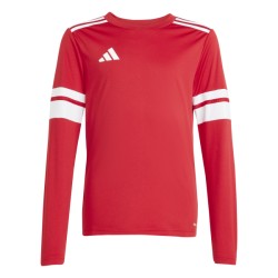 ADIDAS SQUADRA25 JERSEY LONG SLEEVE JR. - TEAM POWER RED 2/WHITE