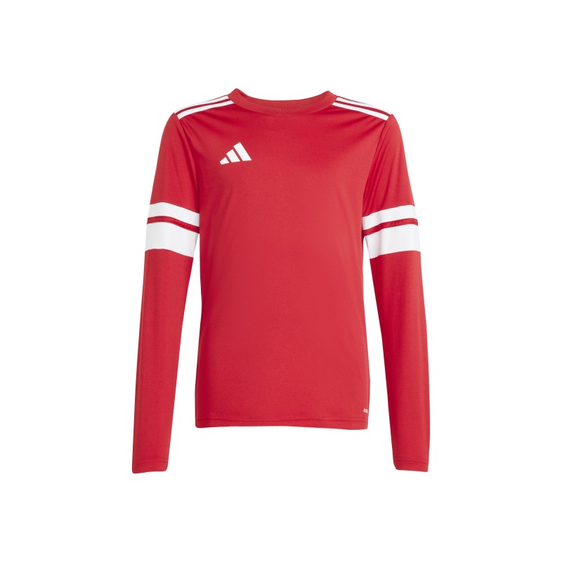 ADIDAS SQUADRA25 JERSEY LONG SLEEVE JR. - TEAM POWER RED 2/WHITE