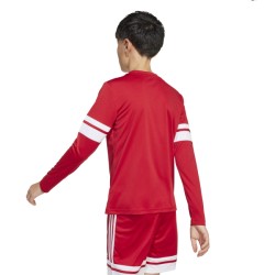 ADIDAS SQUADRA25 JERSEY LONG SLEEVE JR. - TEAM POWER RED 2/WHITE
