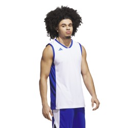 ADIDAS 3G SPEED REV. BASKETBALL AEROREADY JERSEYS - WHITE/TEAM ROYAL BLUE