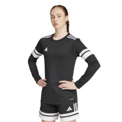 ADIDAS SQUADRA25 JERSEY LONG SLEEVE - BLACK/WHITE