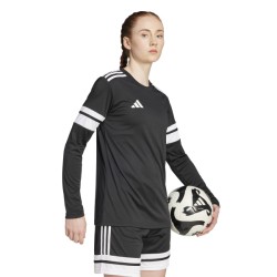 ADIDAS SQUADRA25 JERSEY LONG SLEEVE - BLACK/WHITE