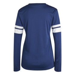 ADIDAS SQUADRA25 JERSEY LONG SLEEVE - TEAM NAVY BLUE 2/WHITE