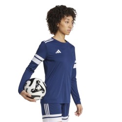 ADIDAS SQUADRA25 JERSEY LONG SLEEVE - TEAM NAVY BLUE 2/WHITE