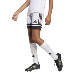 ADIDAS SQUADRA25 SHORTS JR. - WHITE/BLACK
