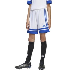 ADIDAS SQUADRA25 SHORTS JR. - WHITE/TEAM ROYAL BLUE