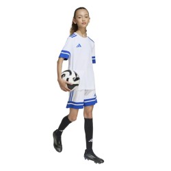 ADIDAS SQUADRA25 SHORTS JR. - WHITE/TEAM ROYAL BLUE