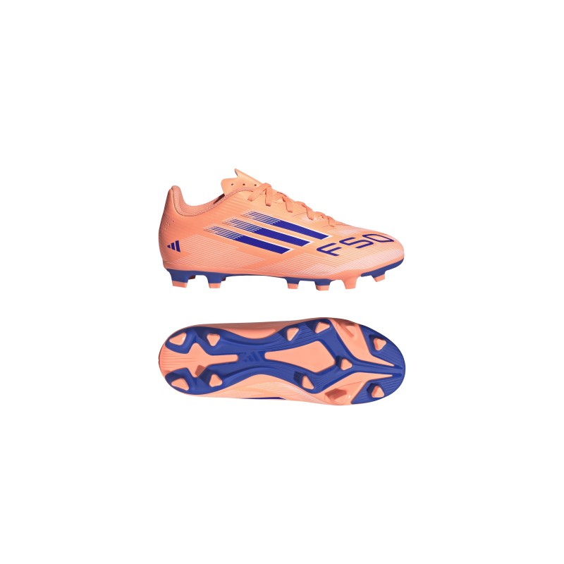 ADIDAS SCARPE F50 CLUB FG/MG JR. - BEAORA/LUCBLU