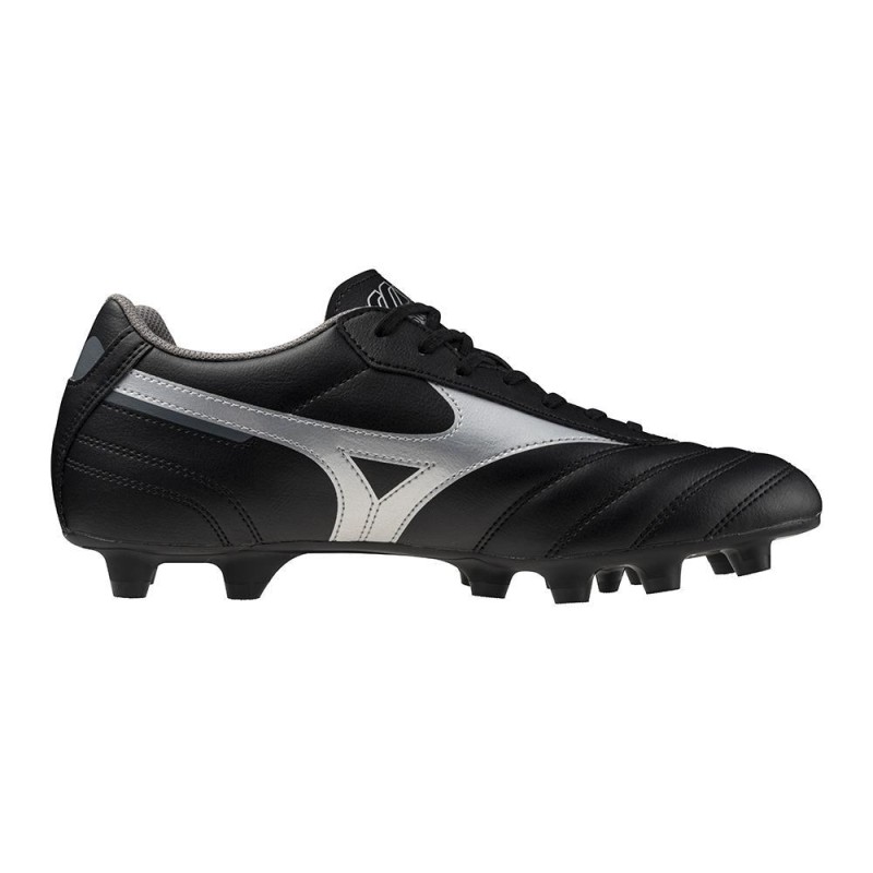 MIZUNO SCARPE MORELIA CLUB MD - BLACK/GALAXY SILVER