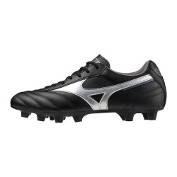 MIZUNO SCARPE MORELIA CLUB MD - BLACK/GALAXY SILVER