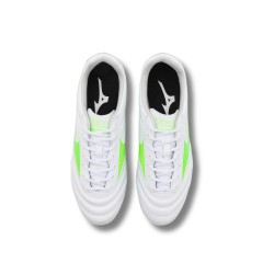 MIZUNO SCARPE MORELIA II CLUB MD - WHITE/NEON GREEN