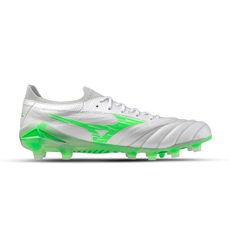 MIZUNO SCARPE MORELIA NEO BETA ELITE MD - WHITE/NEON GREEN