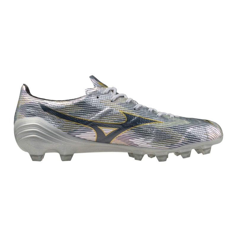 MIZUNO SCARPE ALPHA II ELITE MD - GALAXY SILVER/GOLD