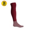 BASIC CALZA TUBOLARE (CONF. 20 PAIA) - GRANATA