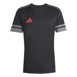 ADIDAS SQUADRA25 JERSEY SS - BLACK/TEAM GREY FOUR