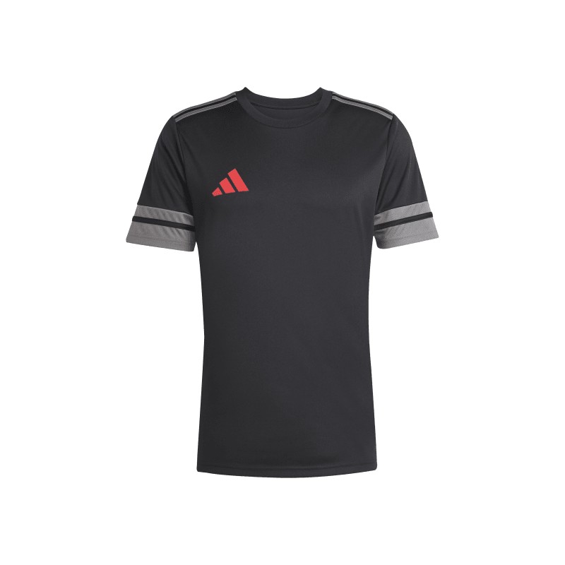 ADIDAS SQUADRA25 JERSEY SS - BLACK/TEAM GREY FOUR