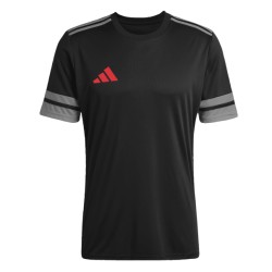 ADIDAS SQUADRA25 JERSEY SS - BLACK/TEAM GREY FOUR