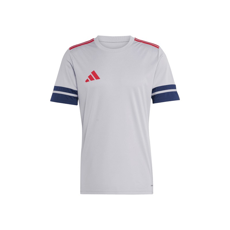 ADIDAS SQUADRA25 JERSEY SS - GLORY GREY/TEAM NAVY BLUE 2