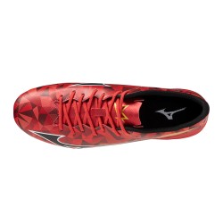 MIZUNO SCARPA MIZUNO ALPHA II SELECT FG - RED/BLACK