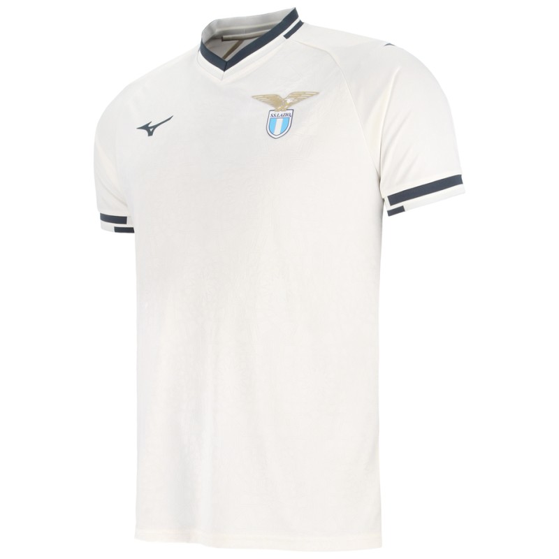 MIZUNO AWAY JERSEY SS LAZIO 25/26 JR - OFF WHITE