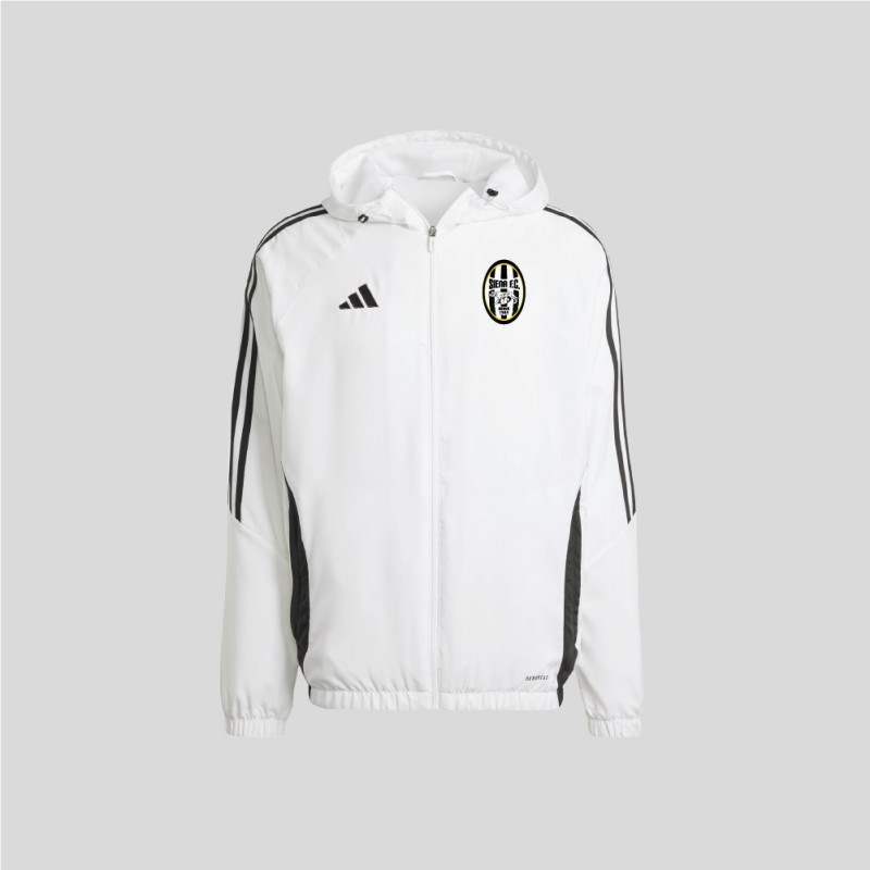 SIENA F.C. 2025 GIACCA ANTIVENTO WHITE
