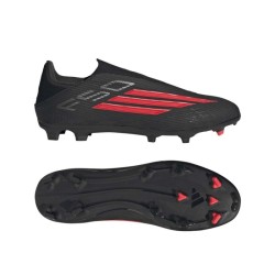 ADIDAS SCARPE F50 LEAGUE LL FG/MG - CBLACK/LUCRED