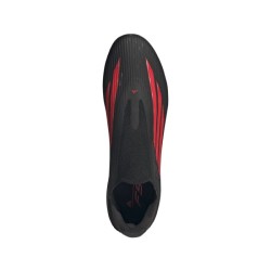 ADIDAS SCARPE F50 LEAGUE LL FG/MG - CBLACK/LUCRED