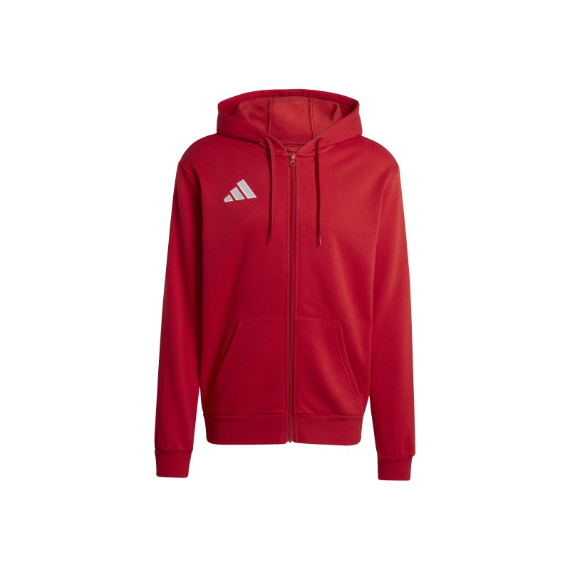 ADIDAS ENTRADA26 FULL ZIP HOODIE - TEPORE/WHITE