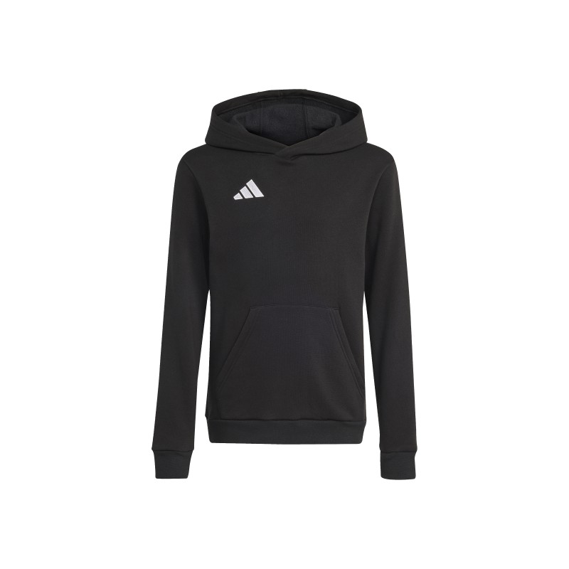 ADIDAS ENTRADA26 HOODIE JR. - BLACK/WHITE