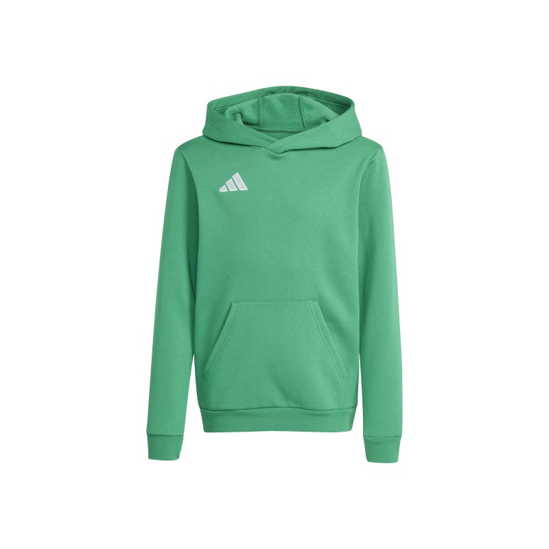 ADIDAS ENTRADA26 HOODIE JR. - TEAGRN/WHITE