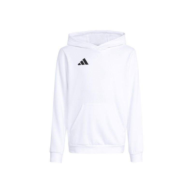 ADIDAS ENTRADA26 HOODIE JR. - WHITE/BLACK