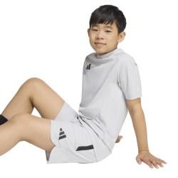 ADIDAS TIRO TRAVEL WOVEN SHORTS JR. - TMLGGR/BLACK