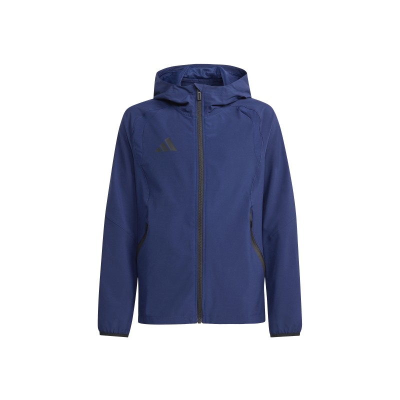 ADIDAS TIRO TRAVEL WINDBREAKER JR. - TENABL/BLACK