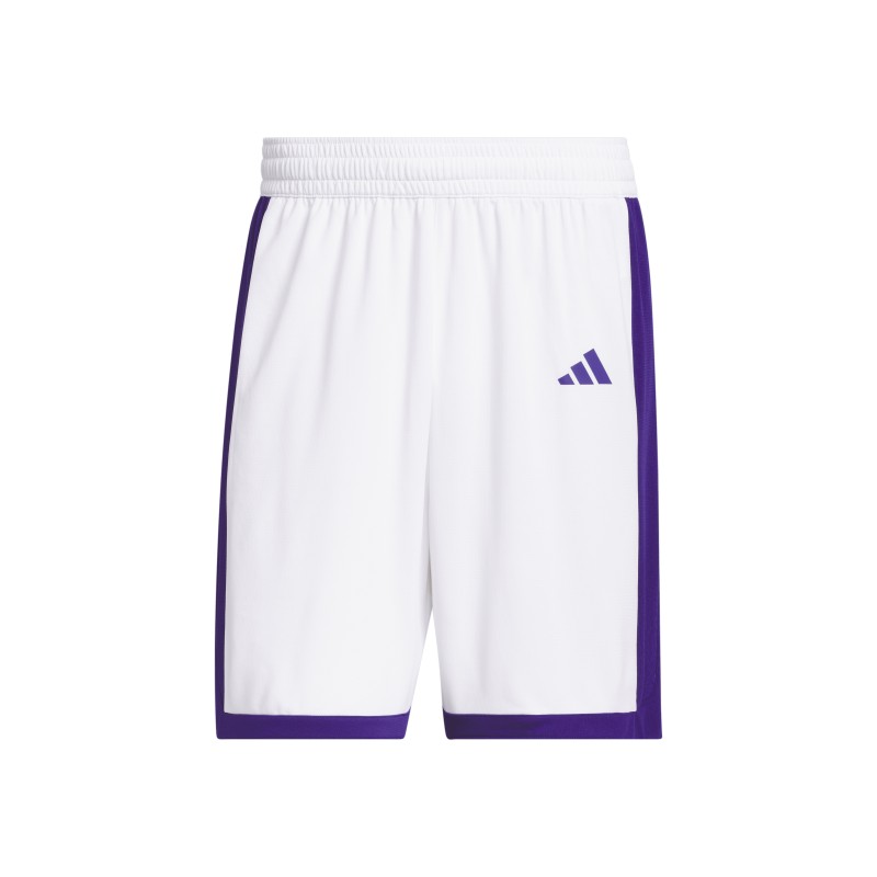 ADIDAS PULSE SPEED BBALL SHORTS - WHITE/TMCOPR