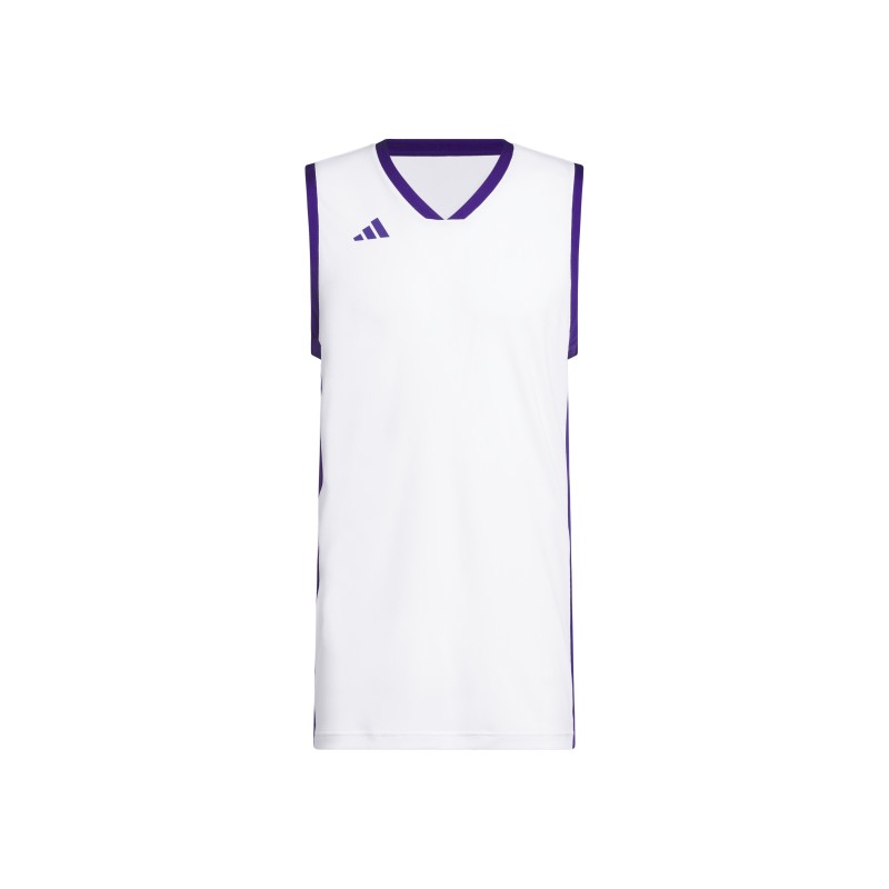 ADIDAS PULSE SPEED BBALL JERSEYS - WHITE/TMCOPR