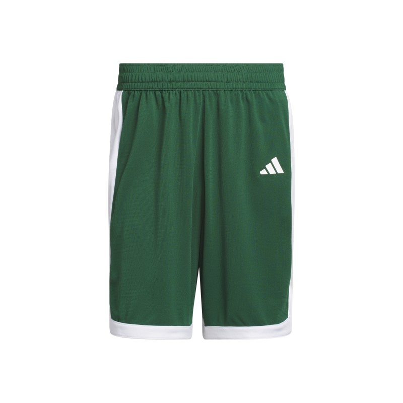 ADIDAS PULSE SPEED BBALL SHORTS - DRKGRN/WHITE