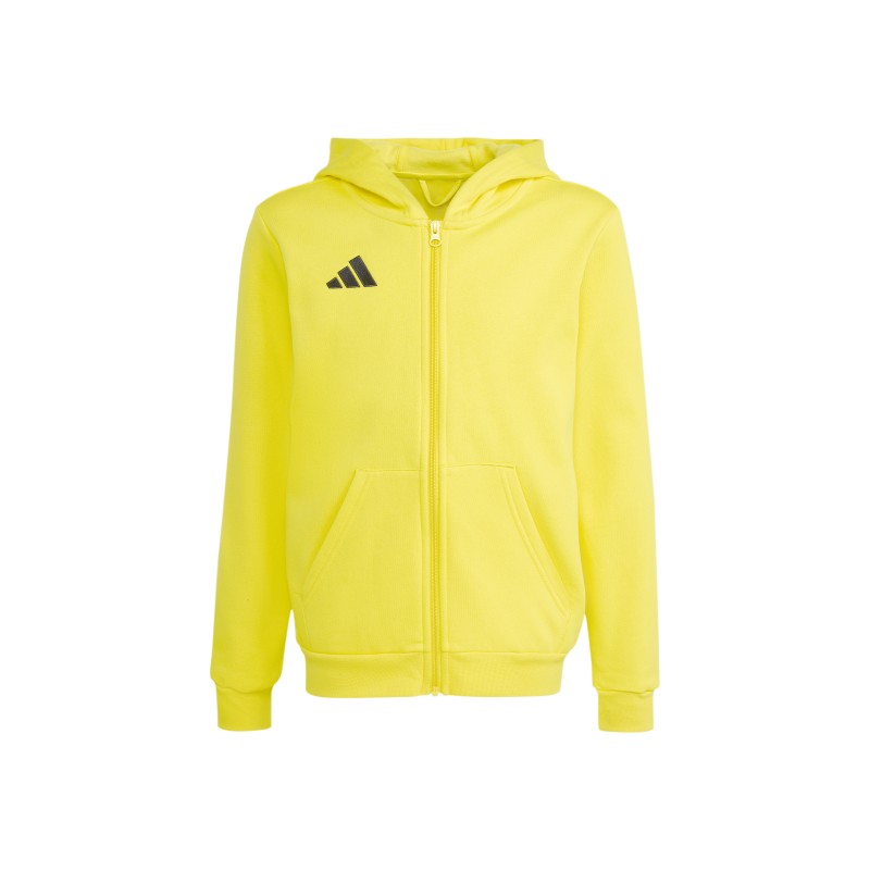 ADIDAS ENTRADA26 FULL ZIP HOODIE JR. - TMYELL/BLACK