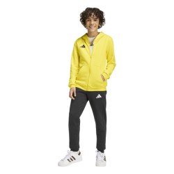 ADIDAS ENTRADA26 FULL ZIP HOODIE JR. - TMYELL/BLACK