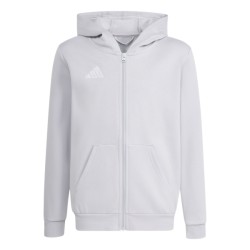 ADIDAS ENTRADA26 FULL ZIP HOODIE JR. - TMLGGR/WHITE