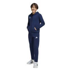 ADIDAS ENTRADA26 FULL ZIP HOODIE JR. - TENABL/WHITE